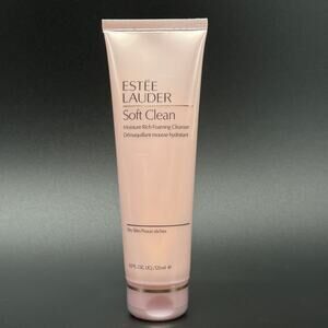 Estee Lauder Soft Clean Moisture Rich Cleanser 4.2oz Face Wash New Dry Skin